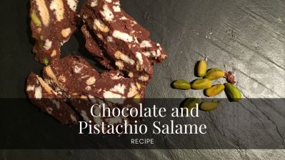 Chocolate and Pistachio Salame